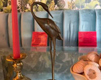 Brass crane