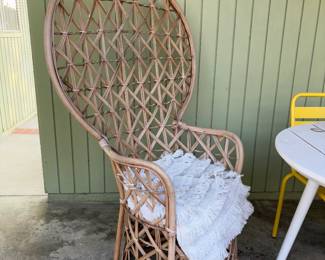 Set of Wicker chairs