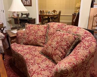 Glider loveseat