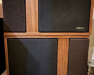 Vintage Bose 301 speakers