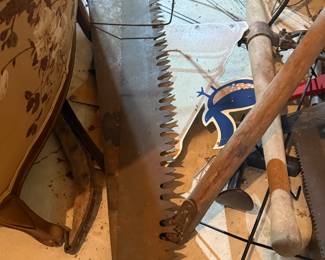 Antique Two-Man Crosscut Saw.