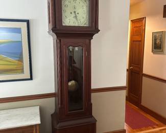 1864 Moon Phase grandfather clock in good working condition