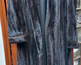 Full-length mink coat