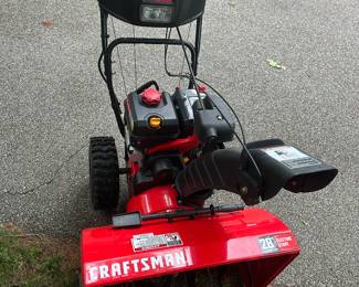 Craftsman 28" snowblower