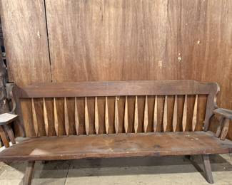 Large Antique Bench