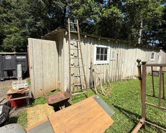 Antiqur Ladder, Brass Beds...
