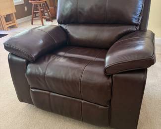 Leather Rocker/Recliner