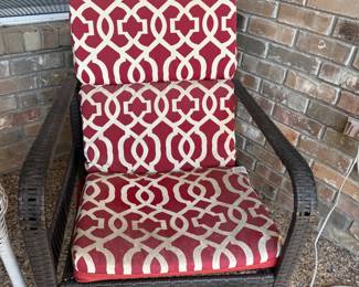 Patio Chair with Cushion - We have two of these chairs. 