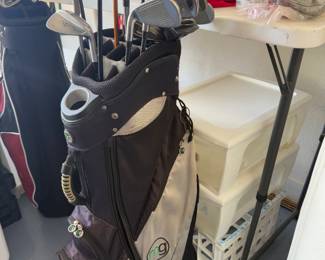 Golf Clubs and Bag