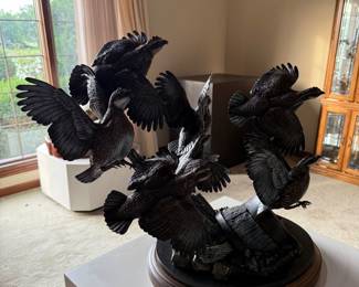 Frank Divita bronze sculpture "Blast From the Past"