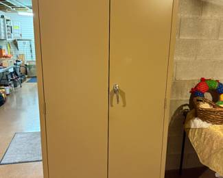 metal storage cabinet
