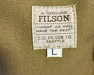 Filson tin cloth hunting belt
