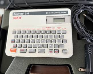 DuraType 210 labeling system