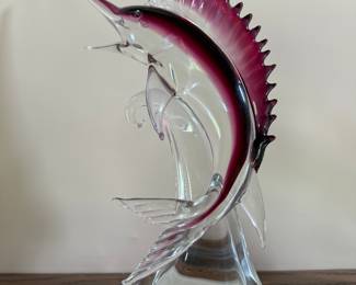 Murano glass Marlon/Sailfish.