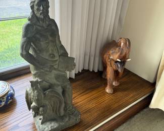 Stone Greek mythology statue