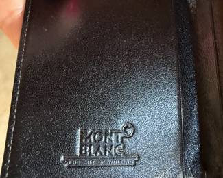 Montblanc leather credit card case