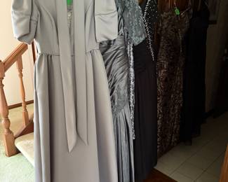 vintage evening gowns, size 12-14