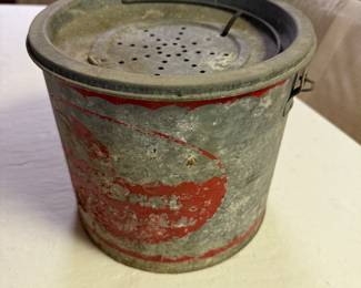 vintage minnow bucket