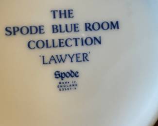 The Spode Blue Room Collection "Lawyer" mug