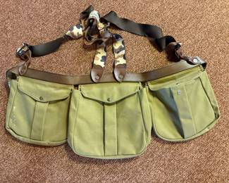 Filson tin cloth hunting belt