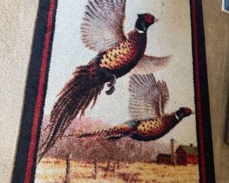 Pheasant floor mat