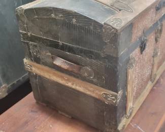 Several antique trunks available in auction