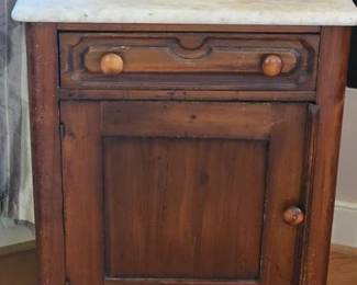 Antique marble top washstand