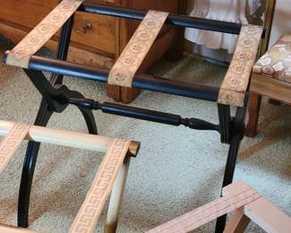 Vintage luggage racks