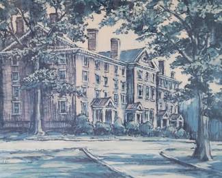 Detail of Barclay Sheaks signed and framed print