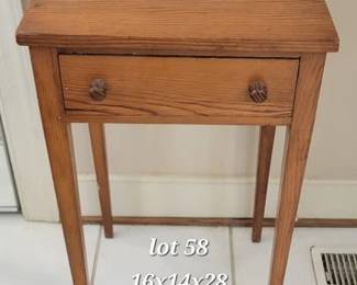 Pine side table