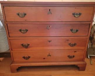 Antique pine chest