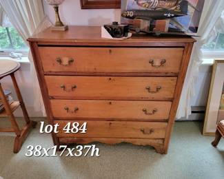 Antique pine chest, several available throughout auction