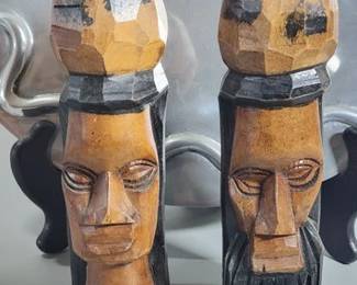 Pair of African sculptures