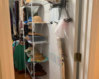 Ironing board and iron