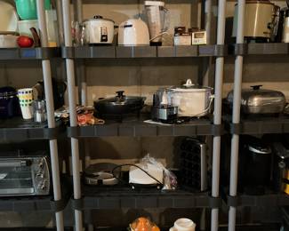 Rice cooker, blender, juicer, crock pot, panini presses, etc