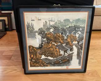 Japanese artwork, signed & numbered