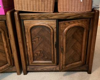 Wooden side tables