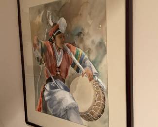 Watercolor art from China