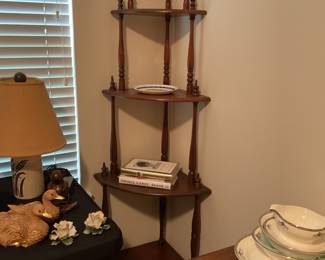Beautiful corner shelf