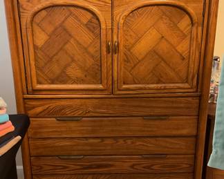 Tall dresser, hardwood