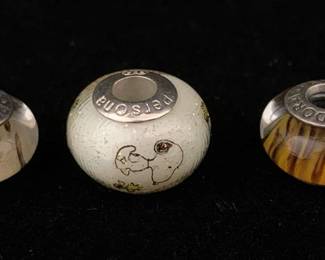 SH928Pandora And Persona Glass Charms, Snoopy