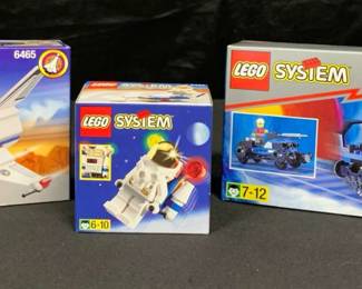SH790Lego Systems 6465 Nasa Jet , 6457 Astronaut 4533 Train Track Snow Remover NIB