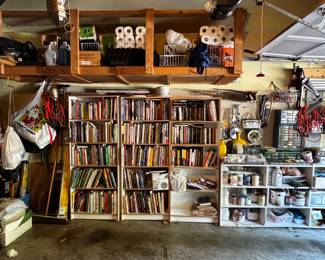 Books, I have hundreds and hundreds of books