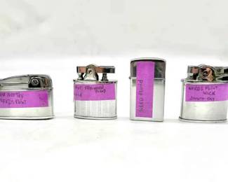 (4) Vintage Lighters ft. Hadson, Ronson Sport & Zippo