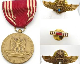 Military Pins & Medal