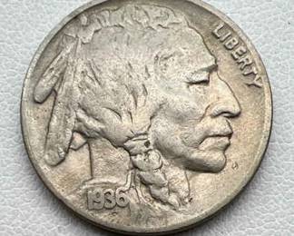 1936 Buffalo Nickel — Beautiful!