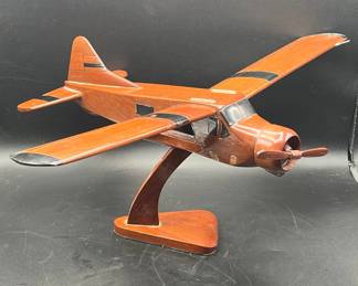 Model Airplane in Mahogany