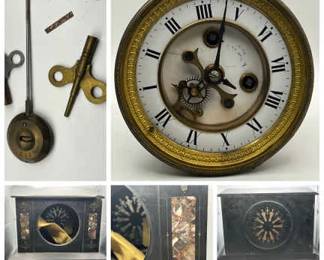 L. Marchand Paris Clock Parts