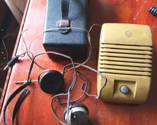 (3) RCA Drive-in Movie Theater Speaker & Brandes Superior Matched Tone Headphones