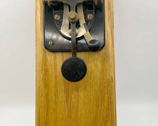 Vintage Morse Code Hand Telegraph Key Basic Black Finger Tap